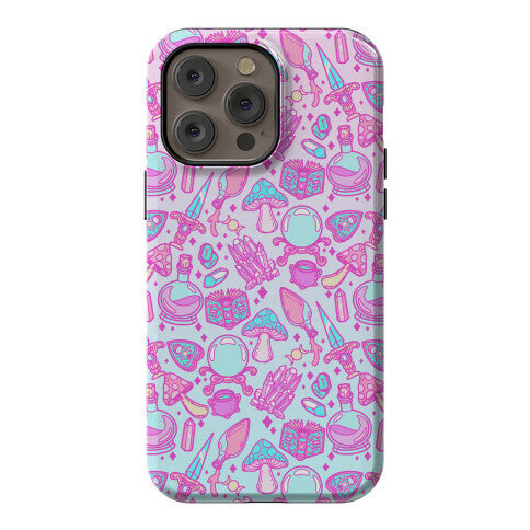 Pastel Goth Witch Pattern Phone Case